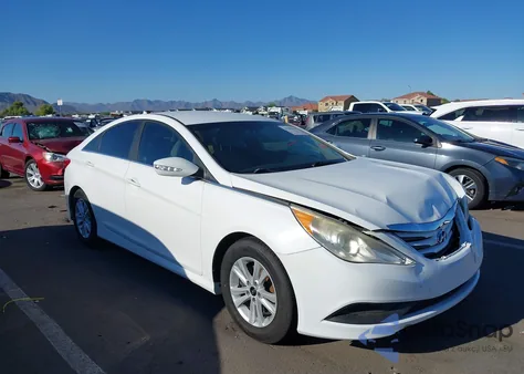 2014 Hyundai Sonata Gls из США, поврежденный, VIN 5NPEB4ACXEH862281